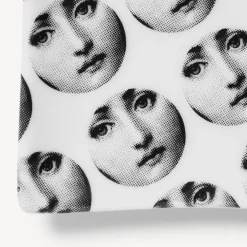 Fornasetti Posacenere Di Design^Posacenere Rettangolare Tema E Variazioni N.197 Bianco Nero