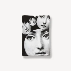 Fornasetti Posacenere Di Design^Posacenere Rettangolare Tema E Variazioni N.242 Bianco Nero