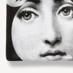 Fornasetti Posacenere Di Design^Posacenere Rettangolare Tema E Variazioni N.242 Bianco Nero