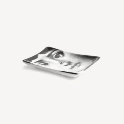 Fornasetti Posacenere Di Design^Posacenere Rettangolare Tema E Variazioni N.363 Bianco Nero