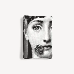 Fornasetti Posacenere Di Design^Posacenere Rettangolare Tema E Variazioni N.137 Bianco Nero