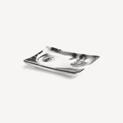Fornasetti Posacenere Di Design^Posacenere Rettangolare Tema E Variazioni N.137 Bianco Nero