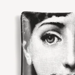 Fornasetti Posacenere Di Design^Posacenere Rettangolare Tema E Variazioni N.137 Bianco Nero