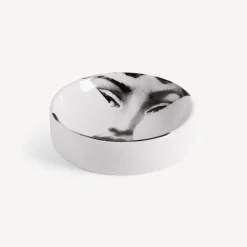 Fornasetti Posacenere Di Design^Posacenere Rotondo Tema E Variazioni N.149 Bianco Nero