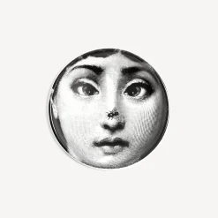 Fornasetti Posacenere Di Design^Posacenere Rotondo Tema E Variazioni N.363 Bianco Nero