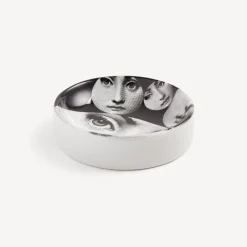 Fornasetti Posacenere Di Design^Posacenere Rotondo Tema E Variazioni N.242 Bianco Nero