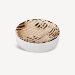 Fornasetti Posacenere Di Design^Posacenere Tema E Variazioni N.34 Bianco/Nero/Oro