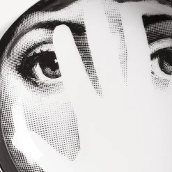 Fornasetti Posacenere Di Design^Posacenere Tema E Variazioni N.16 Bianco Nero