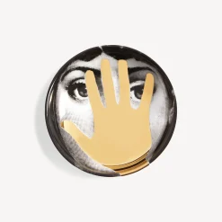 Fornasetti Posacenere Di Design^Posacenere Tema E Variazioni N.16 Bianco/Nero/Oro