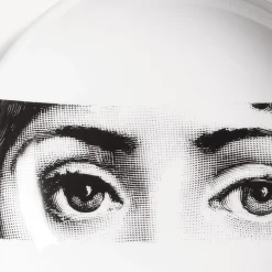 Fornasetti Posacenere Di Design^Posacenere Tema E Variazioni N.32 Bianco Nero
