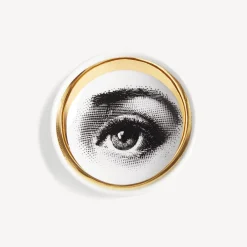 Fornasetti Posacenere Di Design^Posacenere Tema E Variazioni N.35 Bianco/Nero/Oro