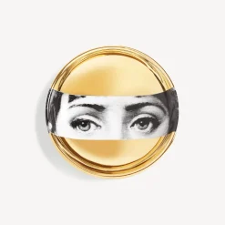 Fornasetti Posacenere Di Design^Posacenere Tema E Variazioni N.32 Bianco/Nero/Oro