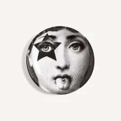 Fornasetti Posacenere Di Design^Posacenere Tema E Variazioni N.381 Bianco Nero