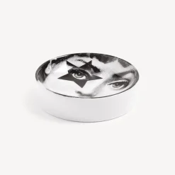 Fornasetti Posacenere Di Design^Posacenere Tema E Variazioni N.381 Bianco Nero