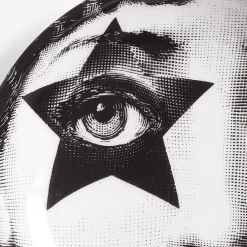 Fornasetti Posacenere Di Design^Posacenere Tema E Variazioni N.381 Bianco Nero