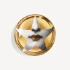 Fornasetti Posacenere Di Design^Posacenere Tema E Variazioni N.399 Bianco/Nero/Oro