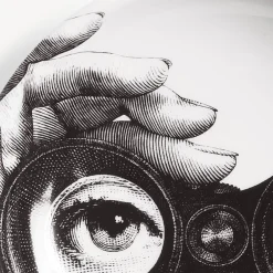 Fornasetti Posacenere Di Design^Posacenere Tema E Variazioni N.371 Bianco Nero