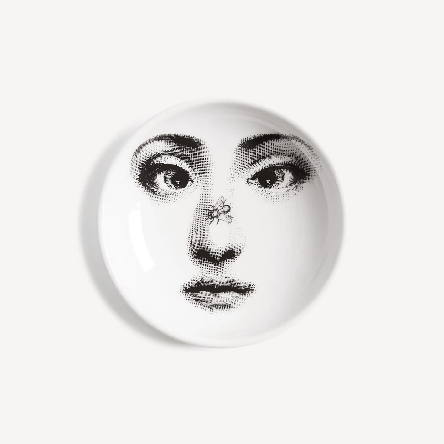 Fornasetti Posacenere Di Design^Posacenere Tema E Variazioni N.396 Bianco Nero