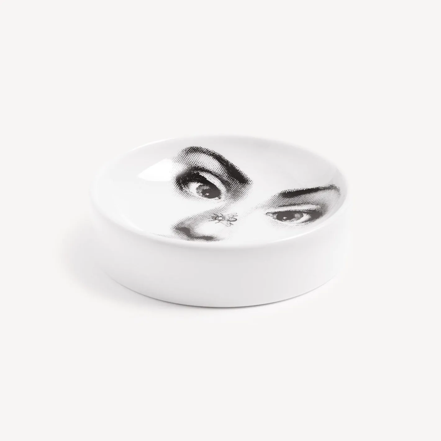 Fornasetti Posacenere Di Design^Posacenere Tema E Variazioni N.396 Bianco Nero