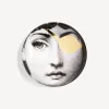 Fornasetti Posacenere Di Design^Posacenere Tema E Variazioni N.8 Bianco/Nero/Oro
