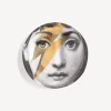 Fornasetti Posacenere Di Design^Posacenere Tema E Variazioni N.375 Bianco/Nero/Oro