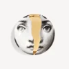 Fornasetti Posacenere Di Design^Posacenere Tema E Variazioni N.10 Bianco/Nero/Oro