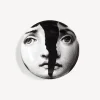Fornasetti Posacenere Di Design^Posacenere Tema E Variazioni N.10 Bianco Nero