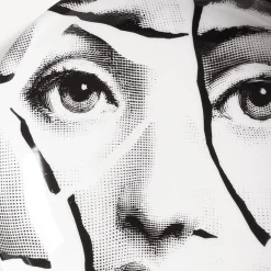 Fornasetti Posacenere Di Design^Posacenere Tema E Variazioni N.2 Bianco Nero