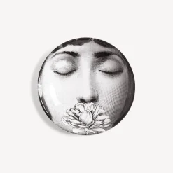 Fornasetti Posacenere Di Design^Posacenere Tema E Variazioni N.393 Bianco Nero