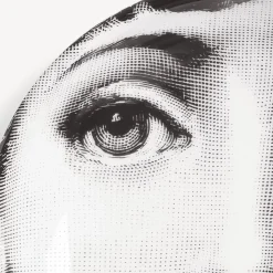 Fornasetti Posacenere Di Design^Posacenere Tema E Variazioni N.1 Bianco Nero