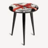 Fornasetti Sgabelli^Regalo Sgabello Bianco/Nero/Rosso
