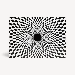 Fornasetti Scatole Per Guanti^Scatola Di Legno Egocentrismo Bianco Nero