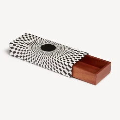 Fornasetti Scatole Per Guanti^Scatola Egocentrismo Bianco Nero