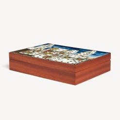 Fornasetti Scatole Per Guanti^Scatola In Legno Citta Di Carte Multicolore