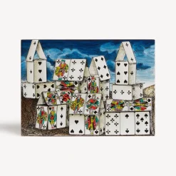 Fornasetti Scatole Per Guanti^Scatola In Legno Citta Di Carte Multicolore