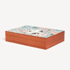 Fornasetti Scatole Per Guanti^Scatola In Legno Ortensia Multicolore