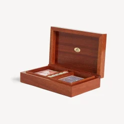 Fornasetti Scatole Per Guanti^Scatola Per Carte Da Gioco Visi Bianco Nero