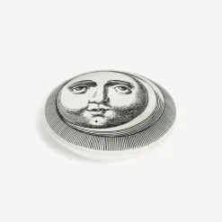 Fornasetti Piccoli Contenitori^Scatola Rotonda Luna Bianco Nero