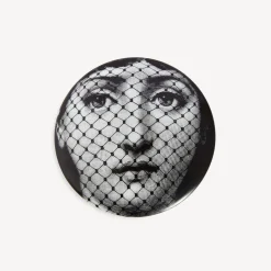 Fornasetti Piccoli Contenitori^Scatola Rotonda Tema E Variazioni N.78 Bianco Nero