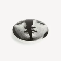 Fornasetti Piccoli Contenitori^Scatola Rotonda Tema E Variazioni N.10 Bianco Nero