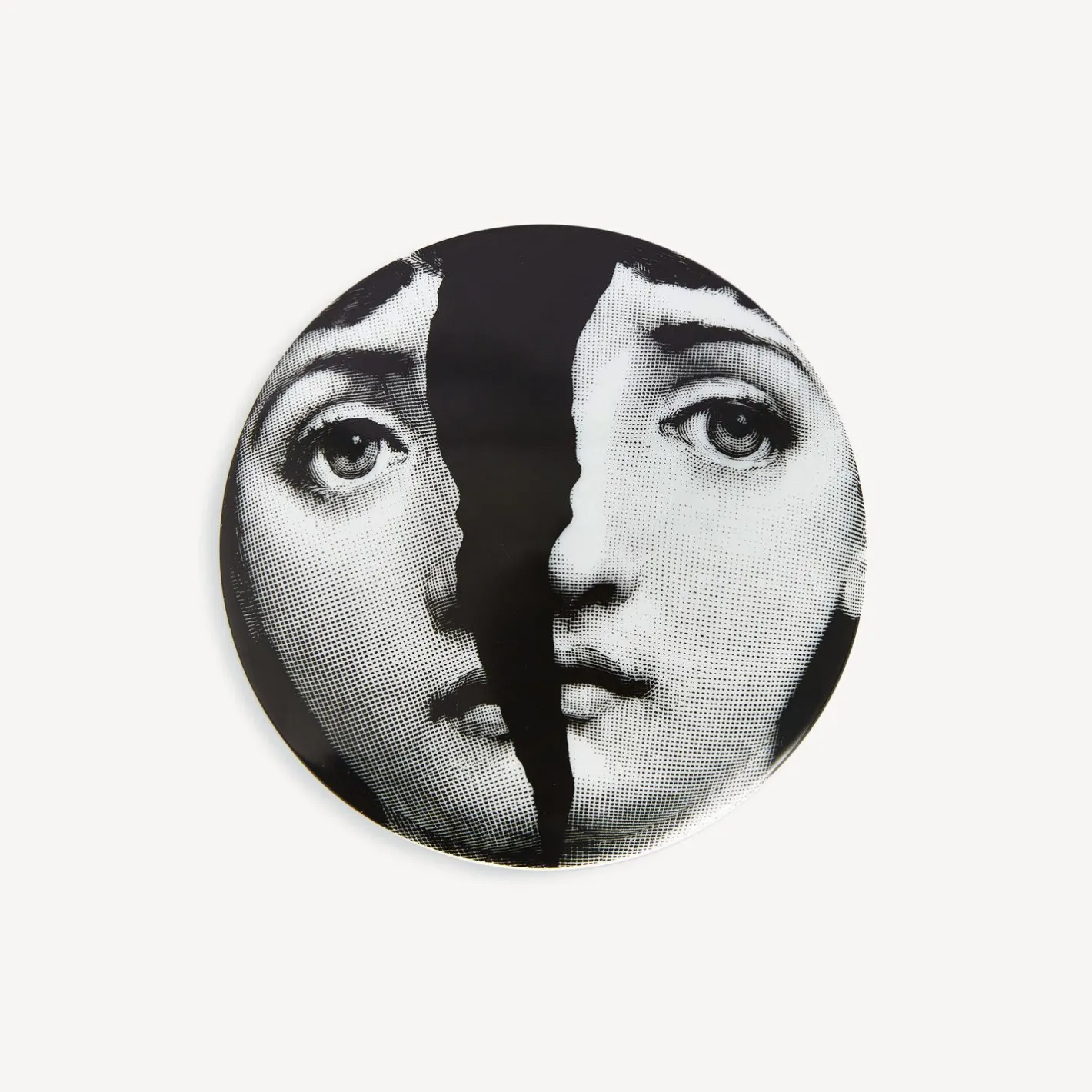 Fornasetti Piccoli Contenitori^Scatola Rotonda Tema E Variazioni N.10 Bianco Nero