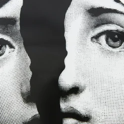 Fornasetti Piccoli Contenitori^Scatola Rotonda Tema E Variazioni N.10 Bianco Nero