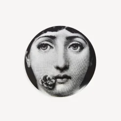 Fornasetti Piccoli Contenitori^Scatola Rotonda Tema E Variazioni N.137 Bianco Nero