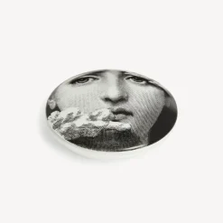 Fornasetti Piccoli Contenitori^Scatola Rotonda Tema E Variazioni N.139 Bianco Nero