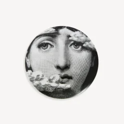 Fornasetti Piccoli Contenitori^Scatola Rotonda Tema E Variazioni N.139 Bianco Nero
