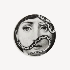 Fornasetti Piccoli Contenitori^Scatola Rotonda Tema E Variazioni N.383 Bianco Nero