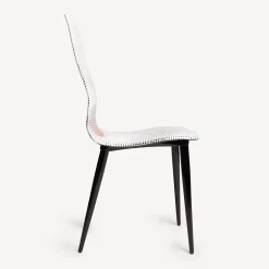 Fornasetti Sedie^Sedia Bocca Bianco/Nero/Rosso