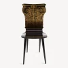 Fornasetti Sedie^Sedia Capitello Corinzio Oro/Nero