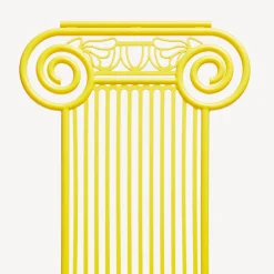 Fornasetti Sedie^Sedia Da Esterno Capitello Giallo