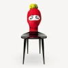 Fornasetti Sedie^Sedia Lux Gstaad Rosso/Giallo/Nero